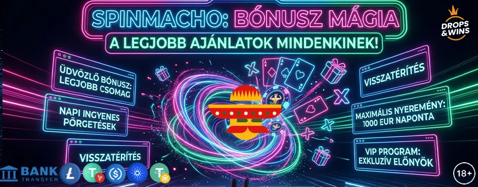 Spinmacho bónusz, no deposit bonus casino