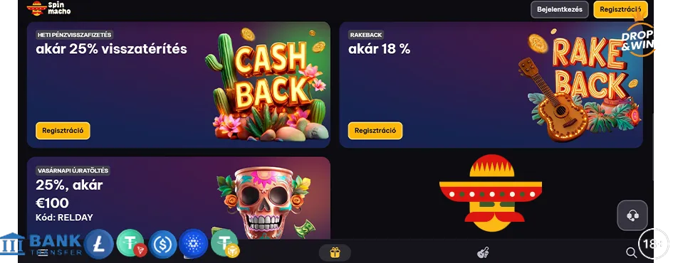 Spinmacho Bónusz – Teljes promóciós útmutató magyar játékosoknak