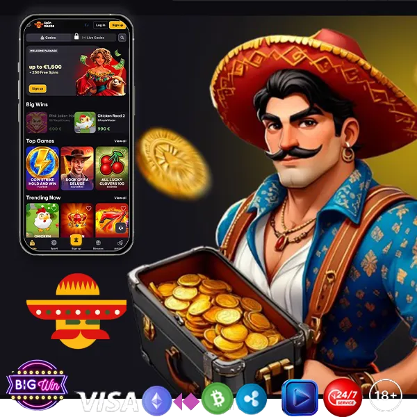 Spinmacho Casino bónuszok részletesen: €1500 + 250 ingyenes pörgetés, cashback